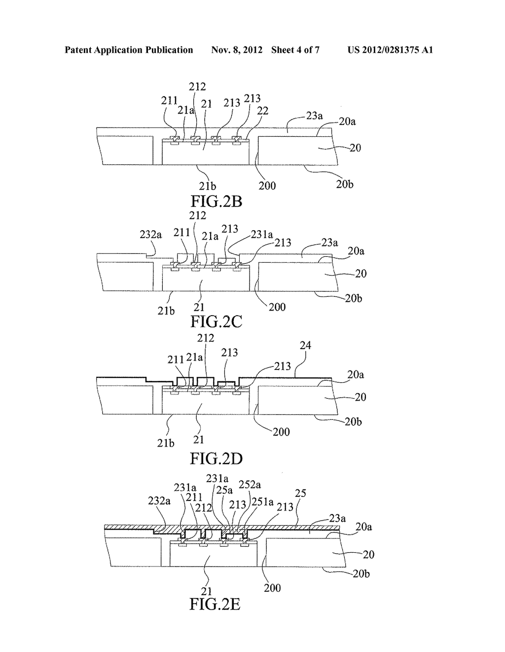 CIRCUIT BOARD HAVING SEMICONDUCTOR CHIP EMBEDDED THEREIN - diagram, schematic, and image 05