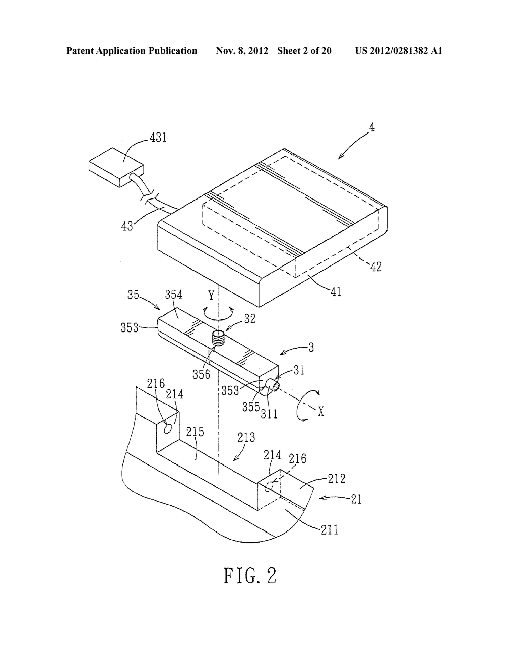 ELECTRONIC DEVICE HAVING A PROJECTION MODULE - diagram, schematic, and image 03