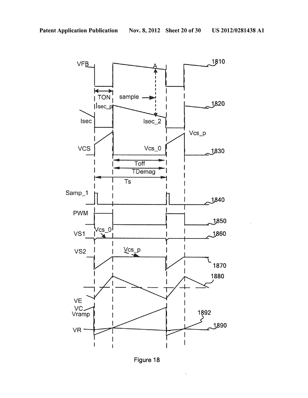 SYSTEMS AND METHODS FOR CONSTANT CURRENT CONTROL WITH PRIMARY-SIDE SENSING     AND REGULATION IN VARIOUS OPERATION MODES - diagram, schematic, and image 21