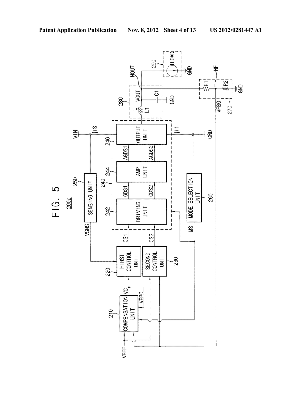 VOLTAGE CONVERTER AND METHOD OF PERFORMING VOLTAGE CONVERSION - diagram, schematic, and image 05