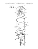 APPARATUS FOR MIXING THE CONTENTS OF A CONTAINER diagram and image