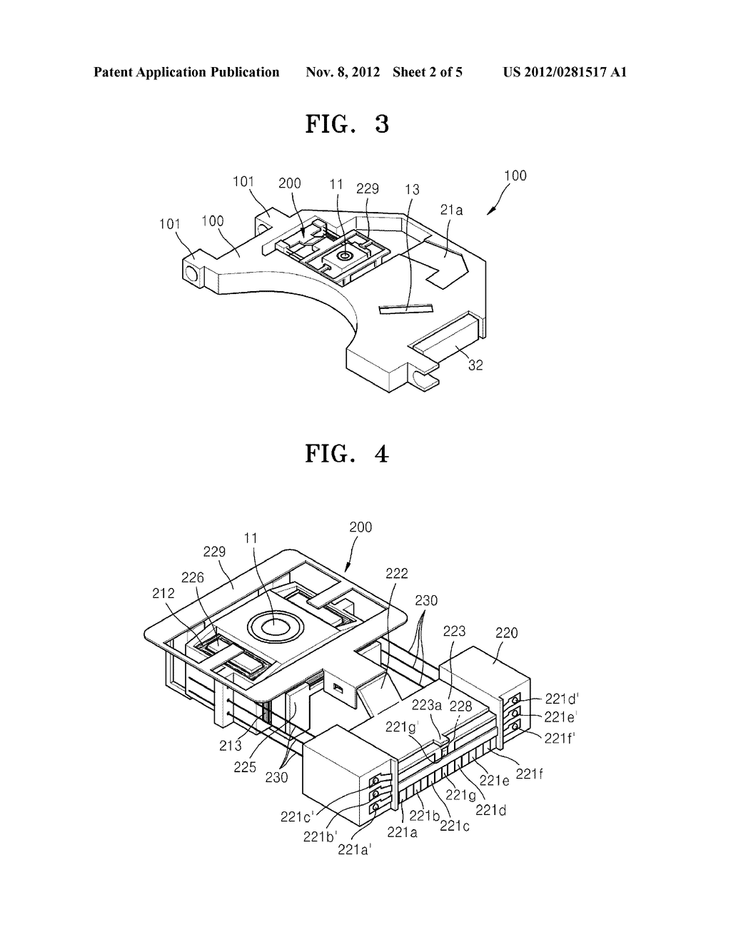 OBJECTIVE LENS DRIVING UNIT AND OPTICAL PICKUP DEVICE USING THE SAME - diagram, schematic, and image 03