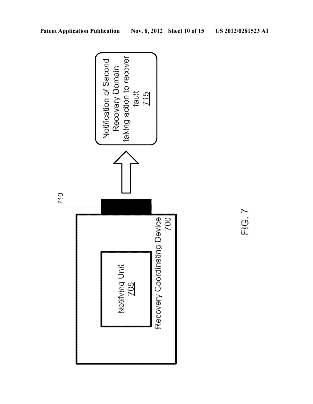 METHOD AND APPARATUS FOR COORDINATING FAULT RECOVERY TECHNIQUES AMONG     DOMAINS - diagram, schematic, and image 11