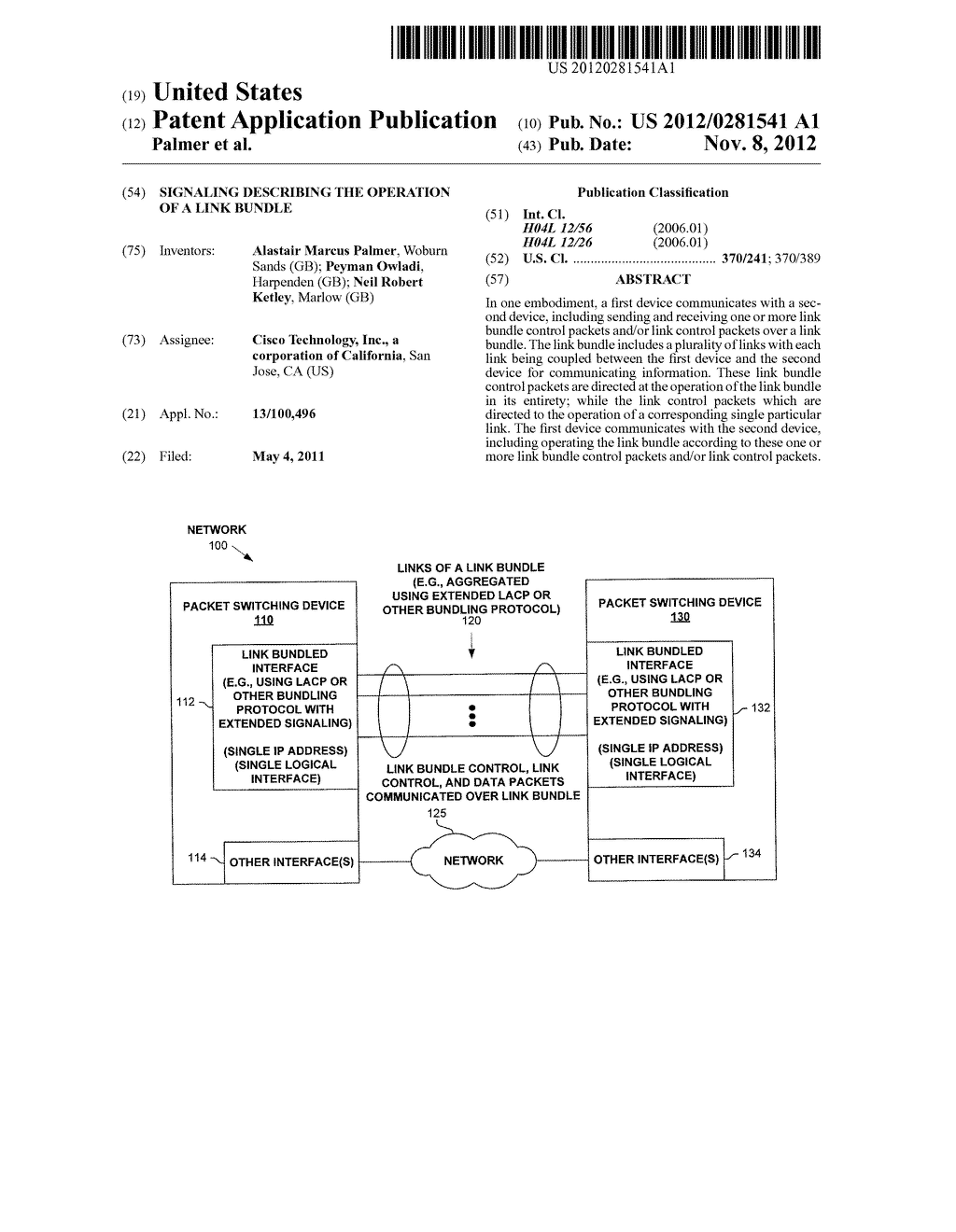 Signaling Describing the Operation of a Link Bundle - diagram, schematic, and image 01