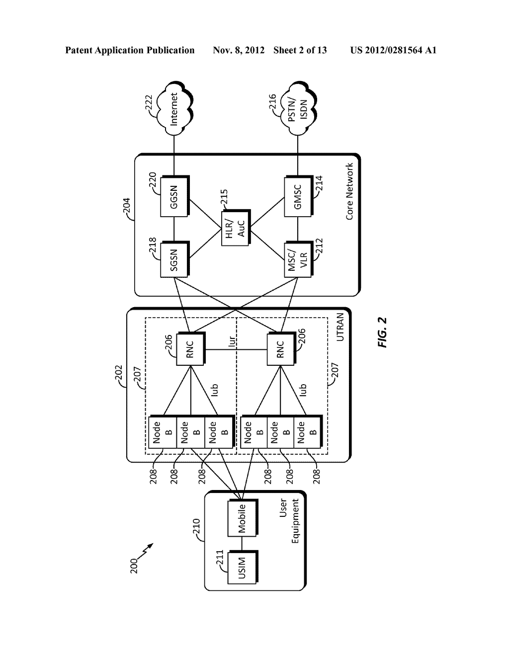 SYSTEM AND METHOD FOR MULTI-POINT HSDPA COMMUNICATION UTILIZING A     MULTI-LINK PDCP SUBLAYER - diagram, schematic, and image 03