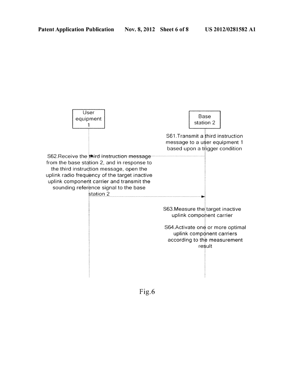 METHOD AND APPARATUS FOR CONTROLLING A USER EQUIPMENT TO MEASURE INACTIVE     DOWNLINK COMPONENT CARRIER - diagram, schematic, and image 07