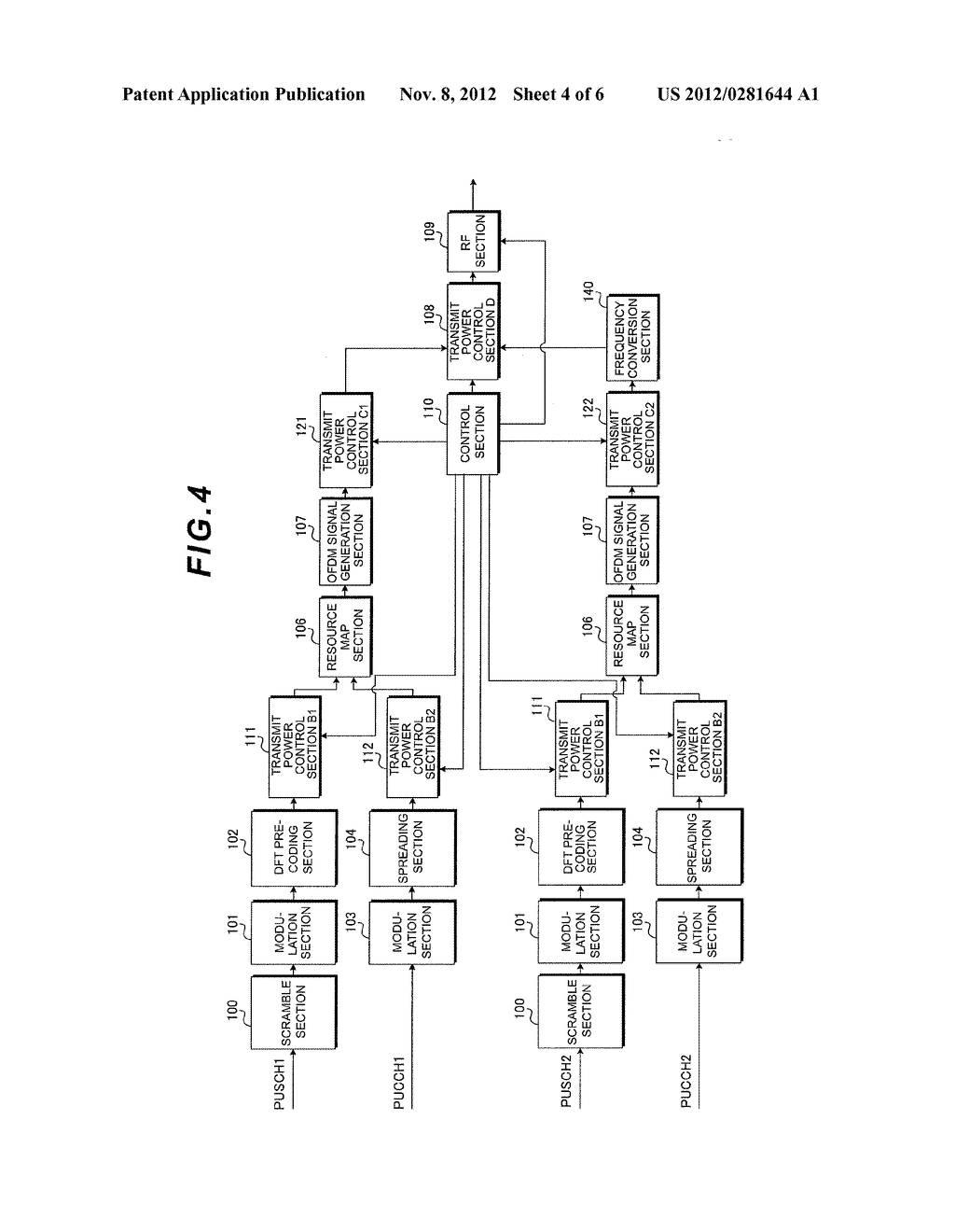 TRANSMIT POWER CONTROL METHOD AND TRANSMISSION APPARATUS - diagram, schematic, and image 05