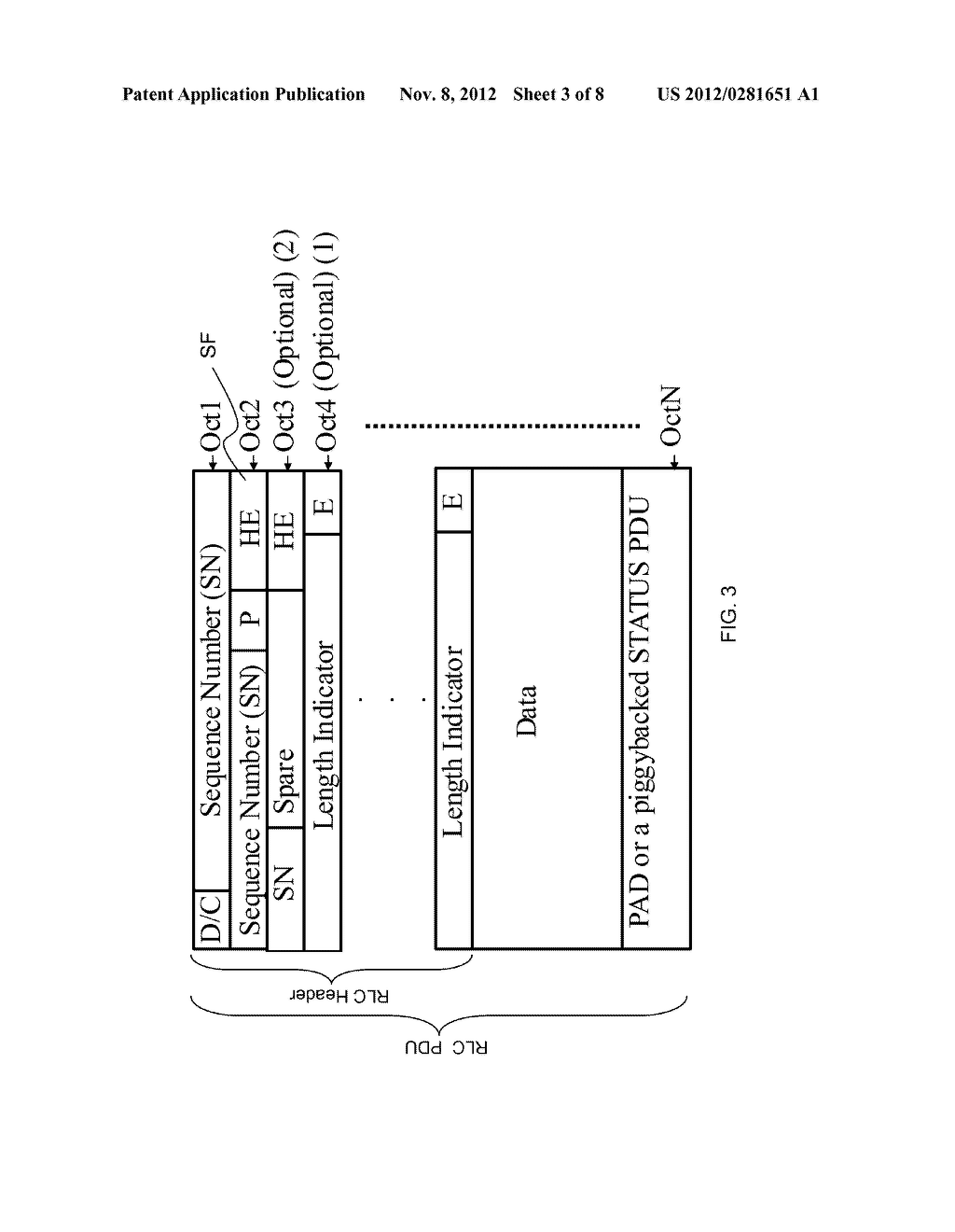 Packet Data Unit, a Receiving Communication Device, a Radio Network     Controller and Methods therein for Transmitting Data from the Radio     Network Controller to the User Equipment - diagram, schematic, and image 04