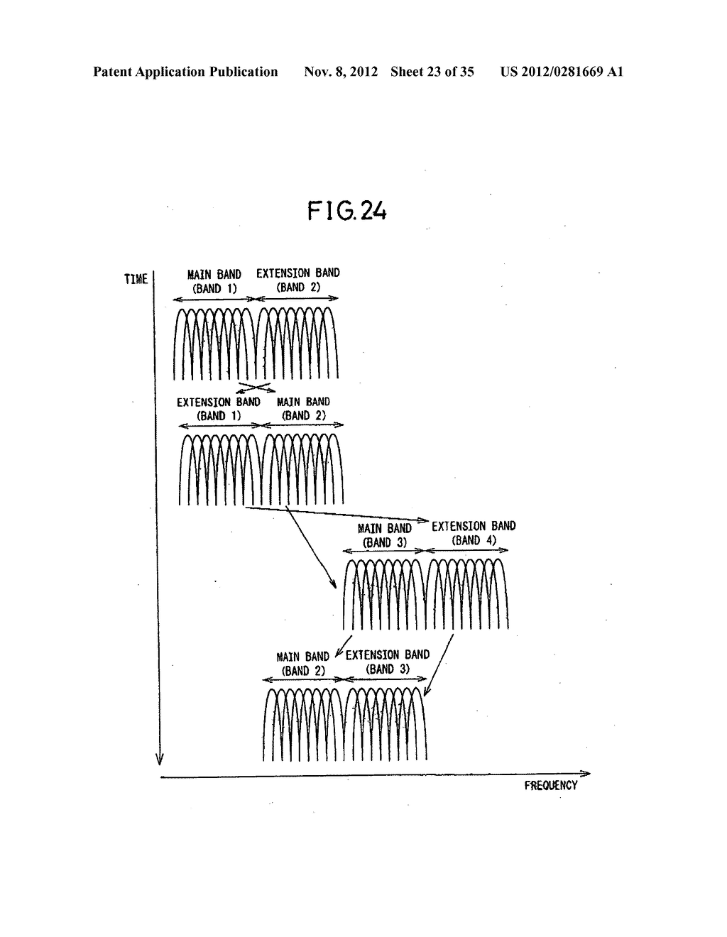 COMMUNICATIONS APPARATUS AND COMMUNICATIONS SYSTEM USING MULTICARRIER     TRANSMISSION MODE - diagram, schematic, and image 24