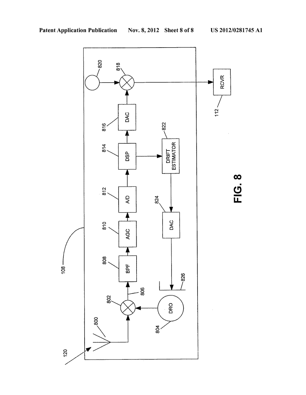 FREQUENCY DRIFT ESTIMATION FOR LOW COST OUTDOOR UNIT FREQUENCY CONVERSIONS     AND SYSTEM DIAGNOSTICS - diagram, schematic, and image 09