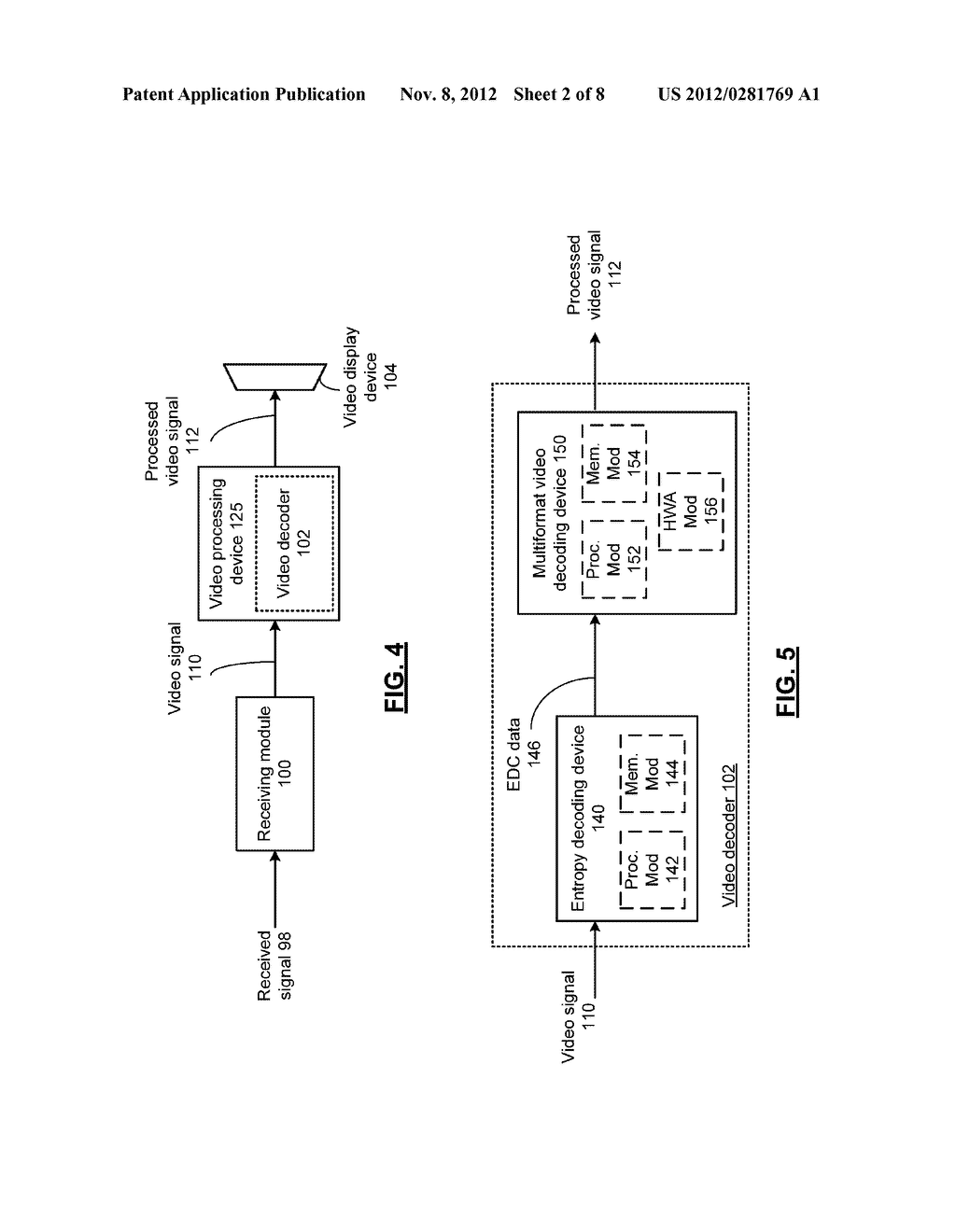 VIDEO DECODER WITH VECTOR PROCESSOR AND METHODS FOR USE THEREWITH - diagram, schematic, and image 03