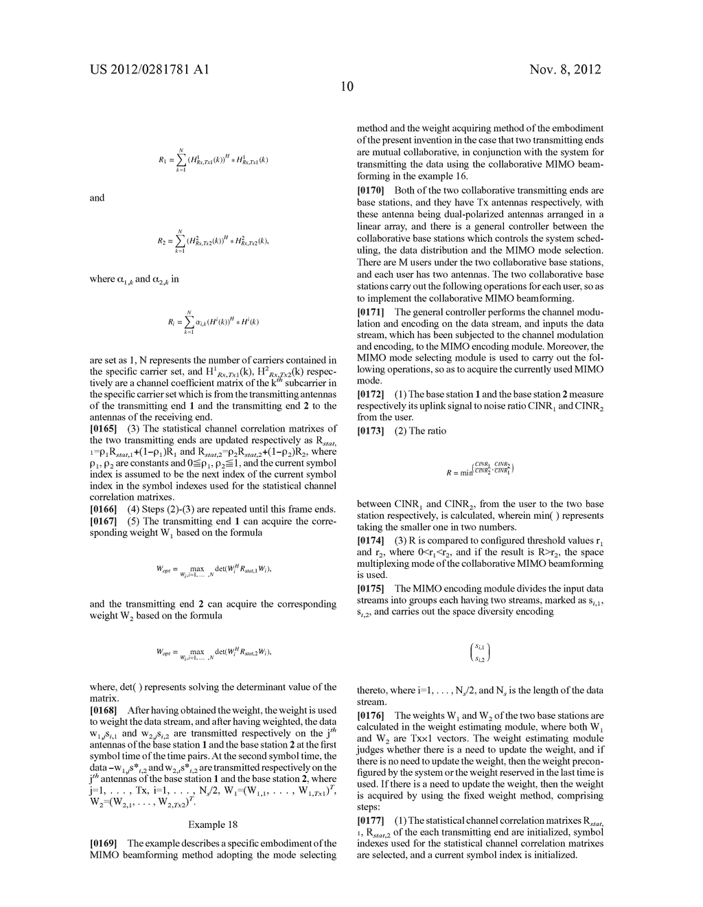 Method and System for Transmitting Data Using Collaborative Multiple Input     Multiple Output Beamforming - diagram, schematic, and image 16