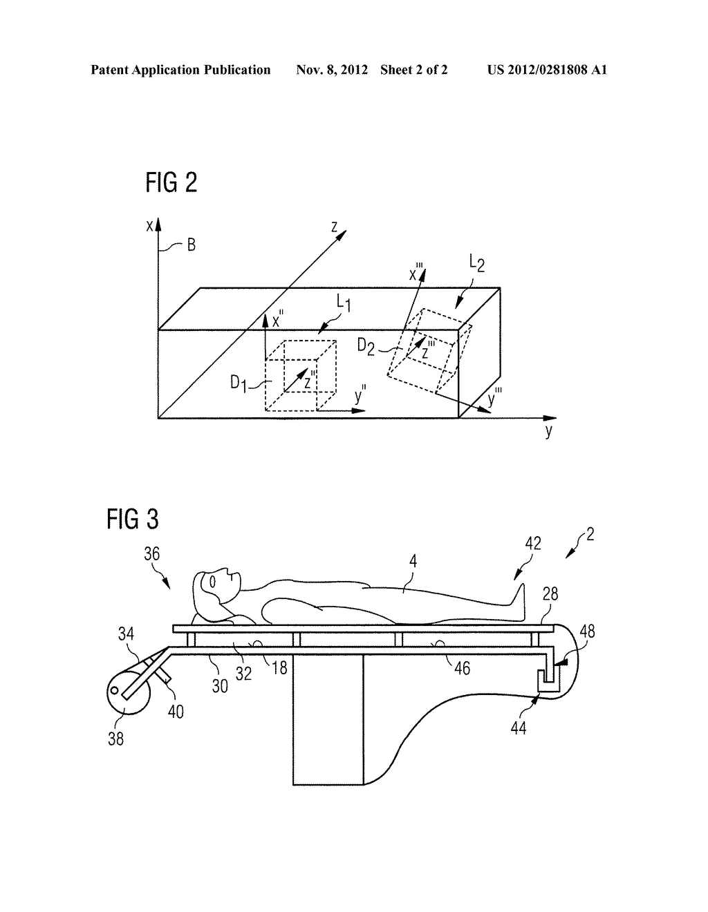 METHOD FOR GEOMETRICALLY CORRECT ASSOCIATION OF 3D IMAGE DATA OF A PATIENT - diagram, schematic, and image 03