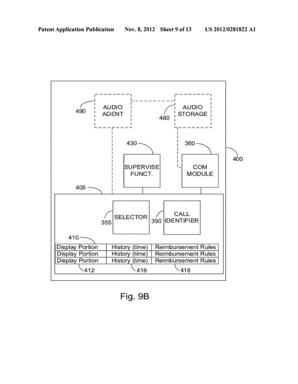 METHOD AND APPARATUS FOR NETWORK MAINTENANCE AND SUPERVISION OF AN     ON-BOARD CONTROLLED DISPLAY PORTION - diagram, schematic, and image 10