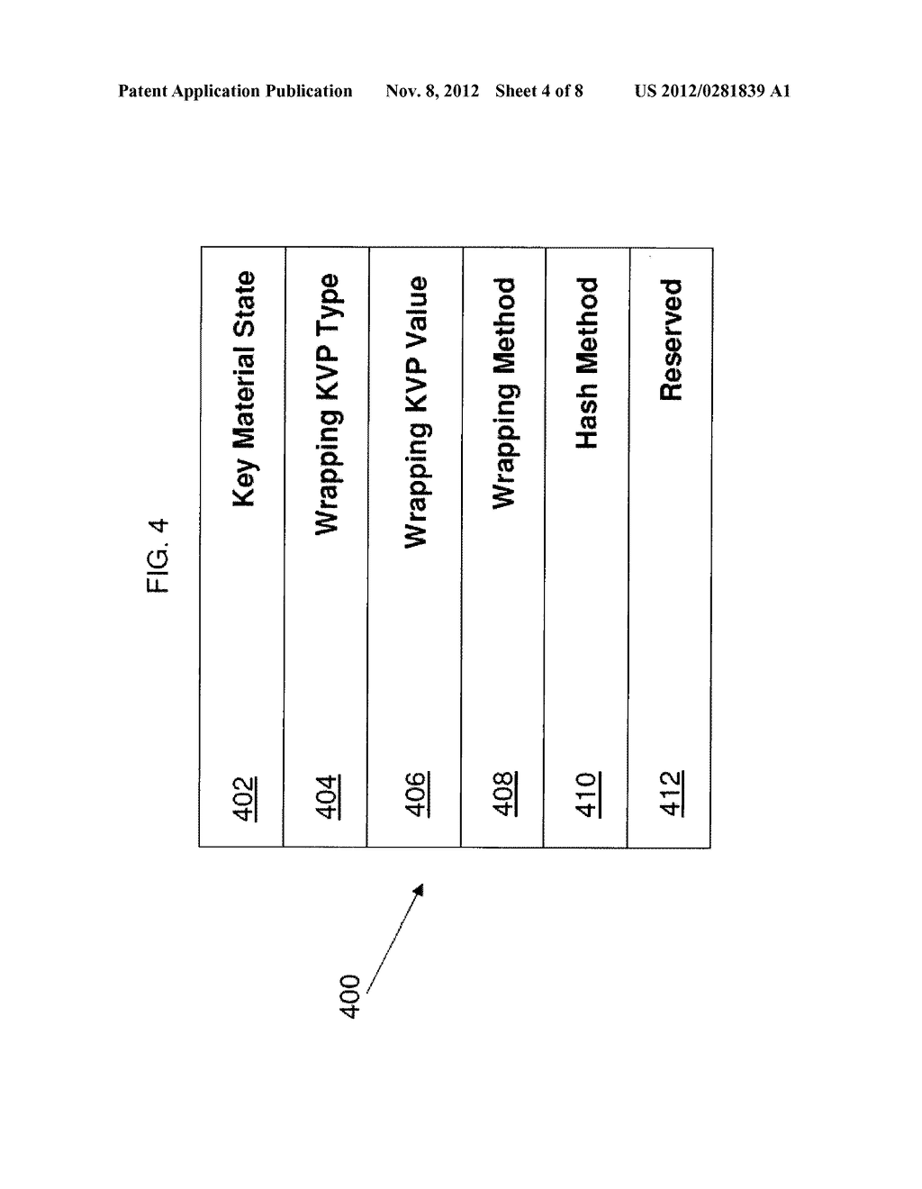 KEY USAGE POLICIES FOR CRYPTOGRAPHIC KEYS - diagram, schematic, and image 05