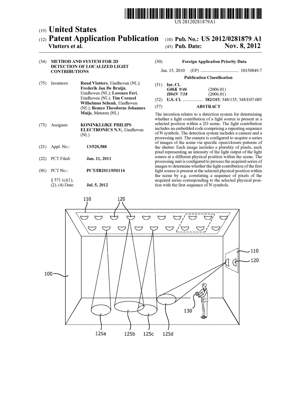 Method and System for 2D Detection of Localized Light Contributions - diagram, schematic, and image 01