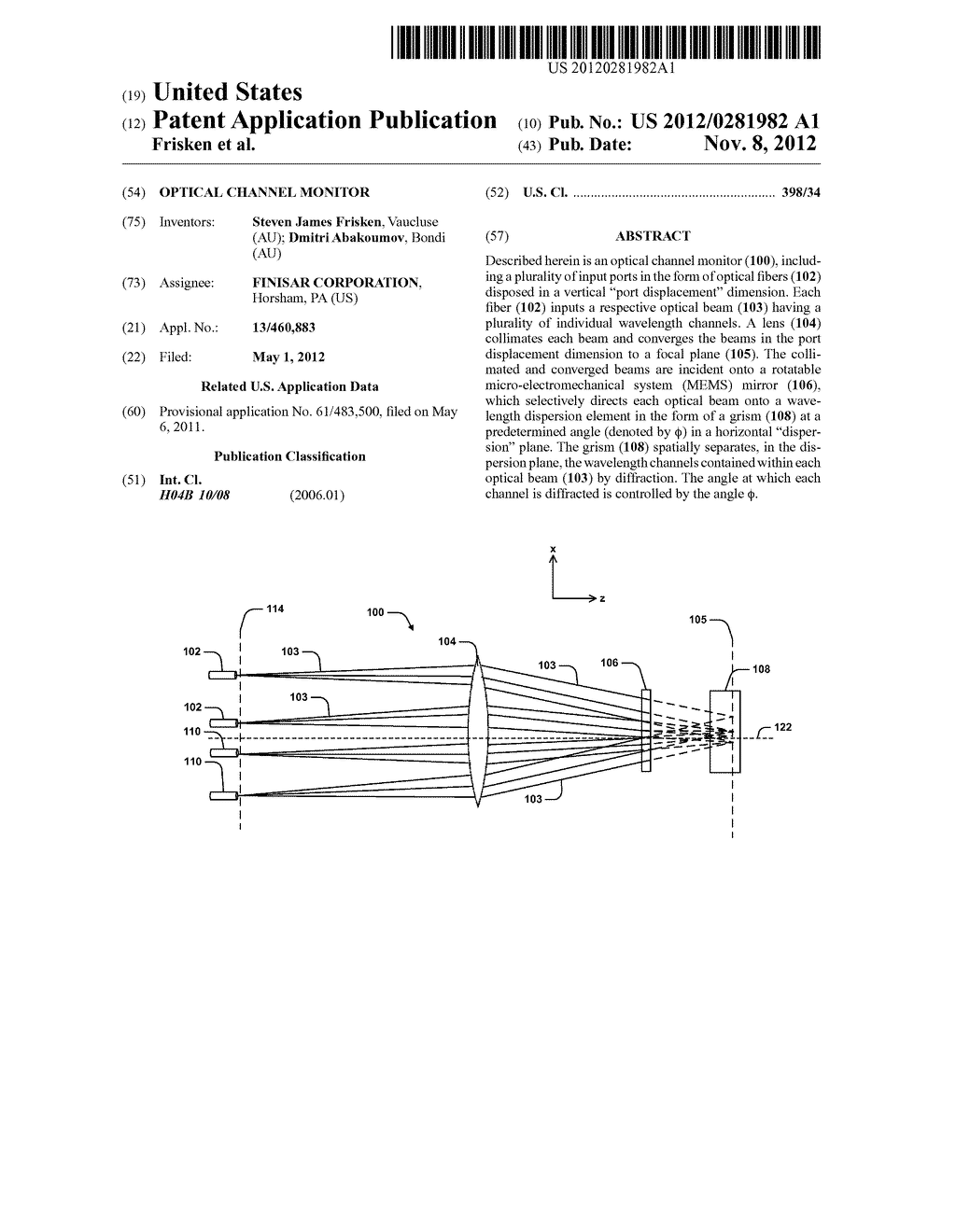 Optical Channel Monitor - diagram, schematic, and image 01