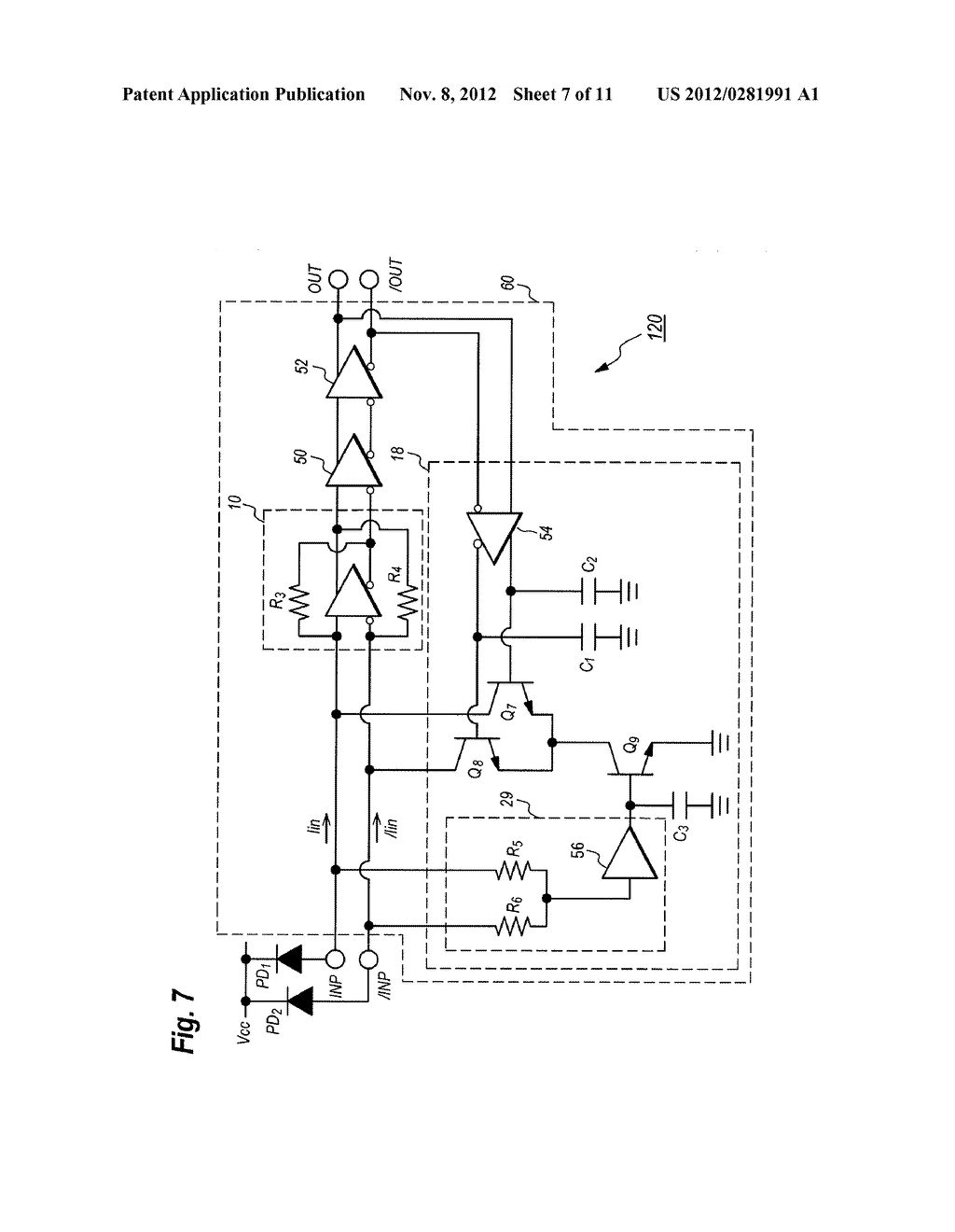 OPTICAL RECEIVER COMPENSATING INPUT OFFSET - diagram, schematic, and image 08