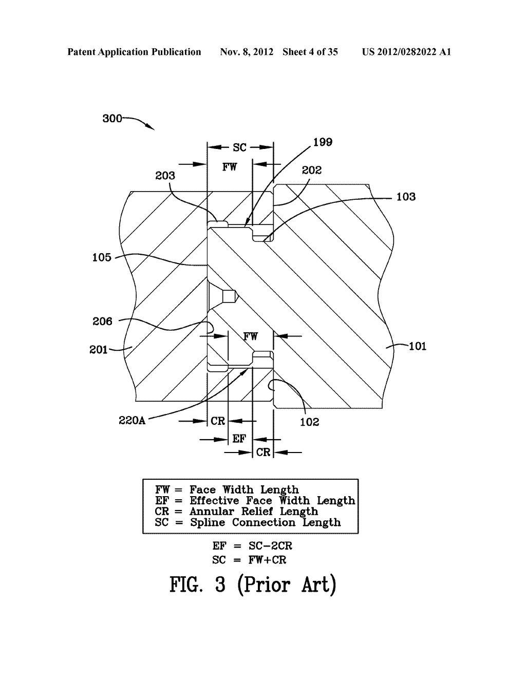 SMILLED SPLINE APPARATUS AND SMILLING PROCESS FOR MANUFACTURING THE     SMILLED SPLINE APPARATUS - diagram, schematic, and image 05
