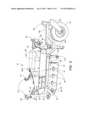 COMBINATION GRAVEL SPREADER/PAVER GEO-TEXTILE FABRIC INSTALLER APPARATUS diagram and image