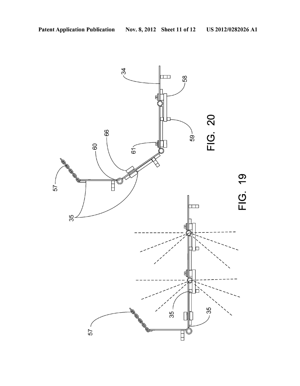 COMBINATION GRAVEL SPREADER/PAVER GEO-TEXTILE FABRIC INSTALLER APPARATUS - diagram, schematic, and image 12