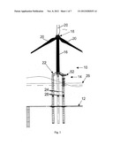 Anode Retainer for Cathodic Corrosion Protection Devices of Foundation     Pipes of Offshore Wind Turbines, Foundation Pipe of an Offshore Wind     Turbine and Connecting Structure Therebetween, Cathodic Corrosion     Protection Device for Foundation Pipes of Offshore Wind Turbines, and     Offshore Wind Turbine diagram and image