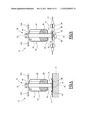 SUPPORTING FOUNDATION FOR A HYDROKINETIC TURBINE, AND RELATED UNDERWATER     DEVICE AND INSTALLATION METHOD diagram and image