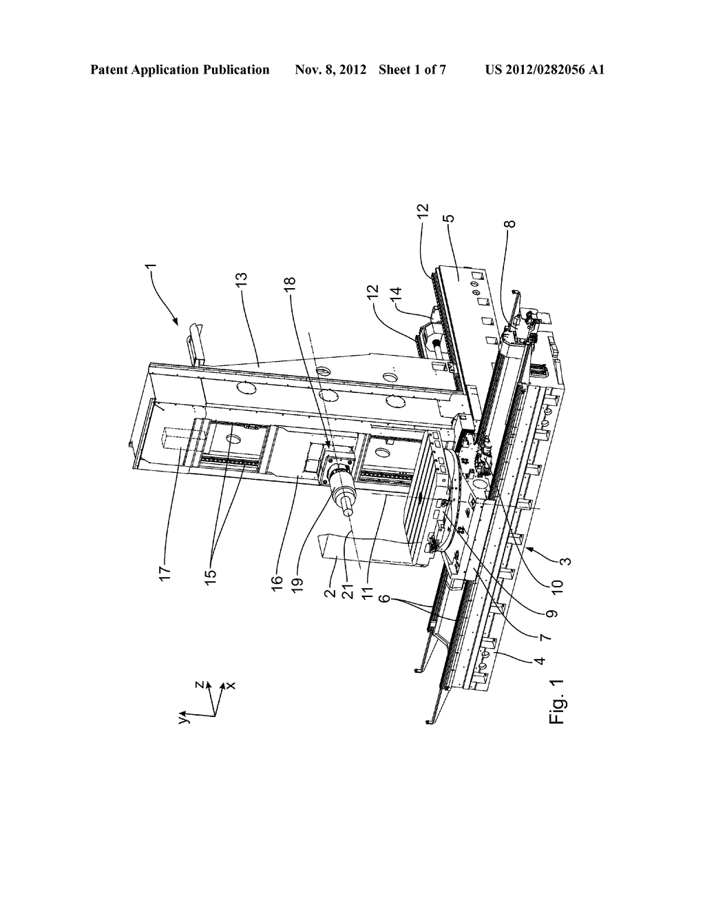 MACHINE TOOL WITH A TOOL CLAMPING DEVICE AND AN ASSOCIATED TOOL - diagram, schematic, and image 02