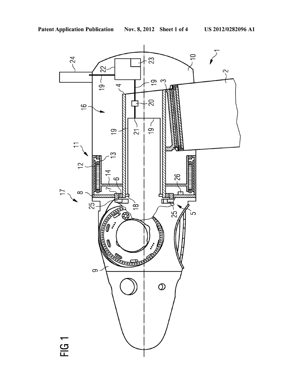 Direct drive wind turbine with a thermal control system - diagram, schematic, and image 02