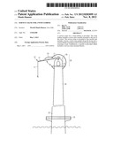 Service crane for a wind turbine diagram and image