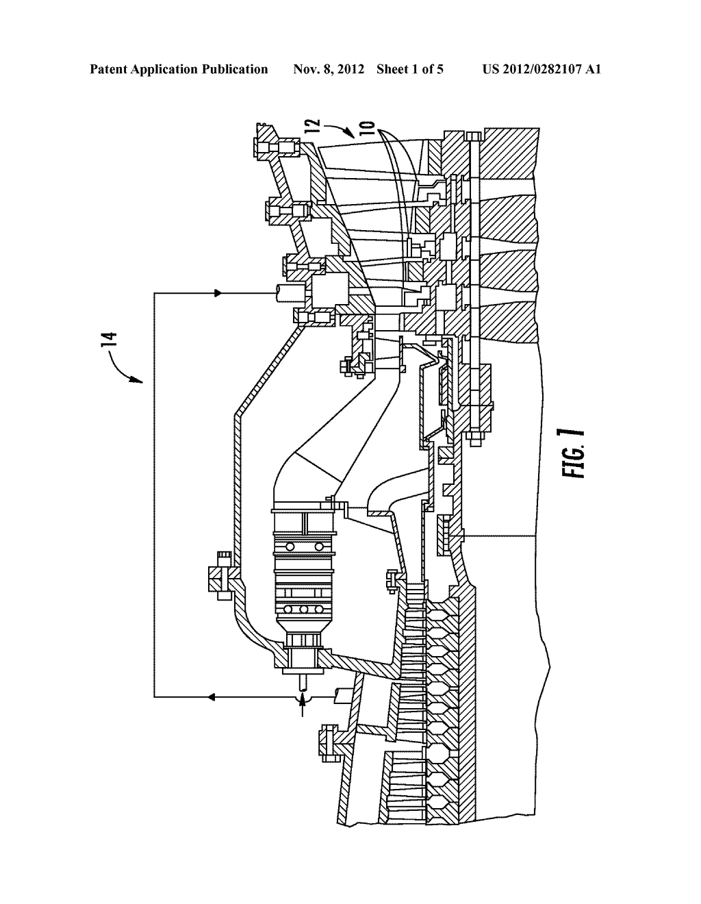 TURBINE AIRFOIL COOLING SYSTEM WITH HIGH DENSITY SECTION OF ENDWALL     COOLING CHANNELS - diagram, schematic, and image 02