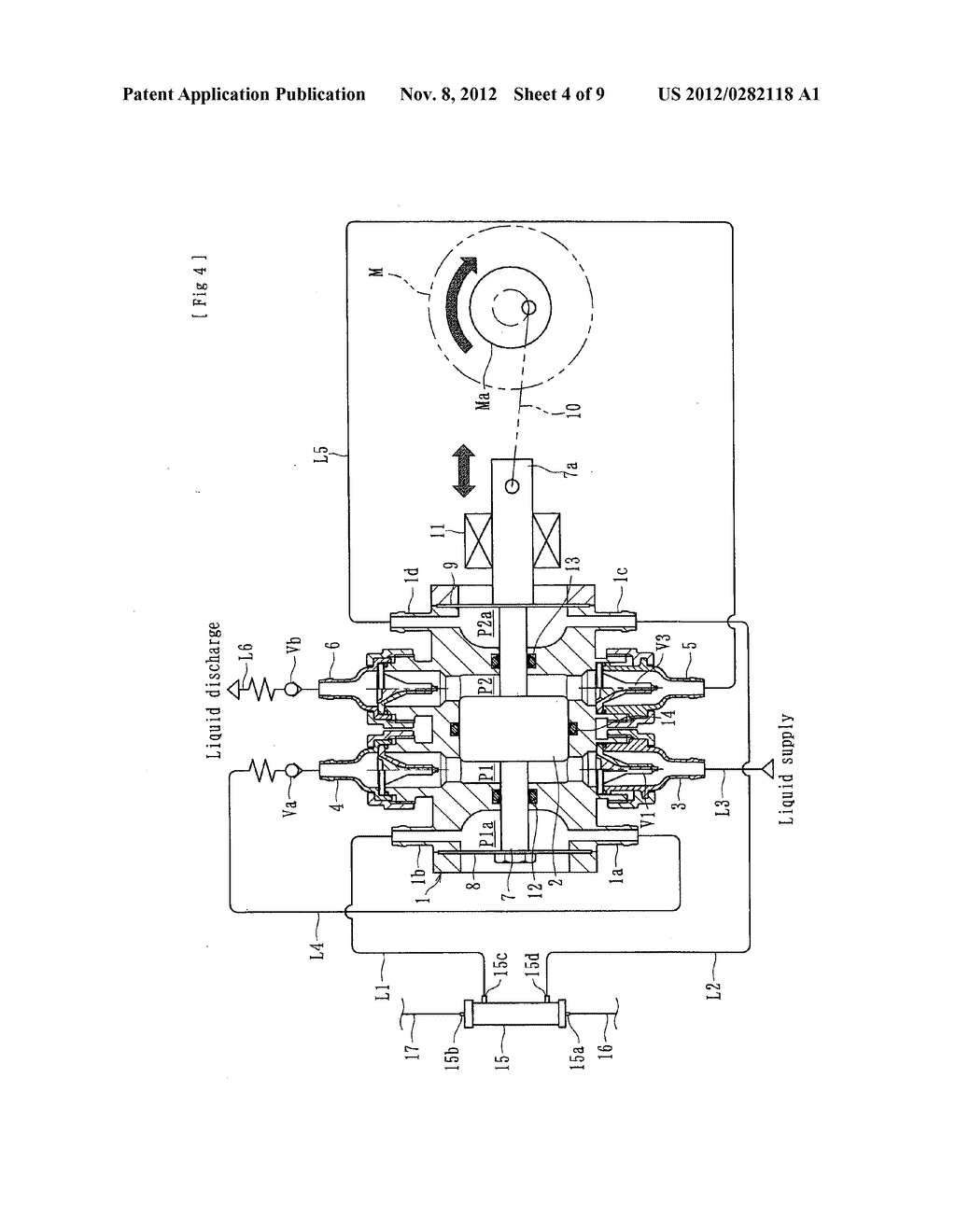 Reciprocation Pump And A Dialysis Apparatus Equipped With The     Reciprocation Pump - diagram, schematic, and image 05