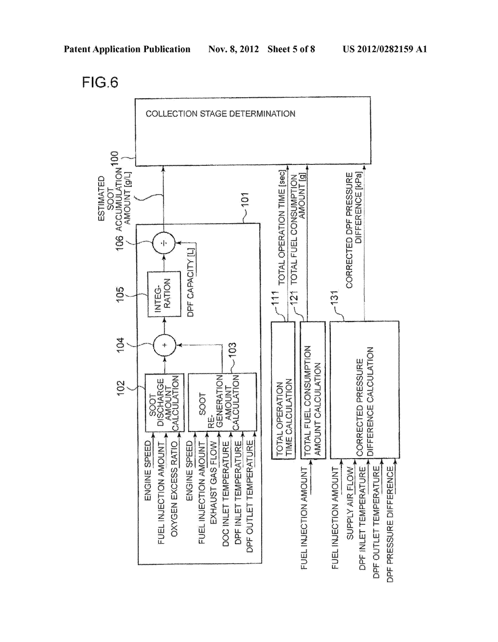 EXHAUST GAS PURIFICATION APPARATUS AND METHOD FOR ENGINE AND FILTER     REGENERATION SYSTEM OF THE EXHAUST GAS PURIFICATION APPARATUS - diagram, schematic, and image 06