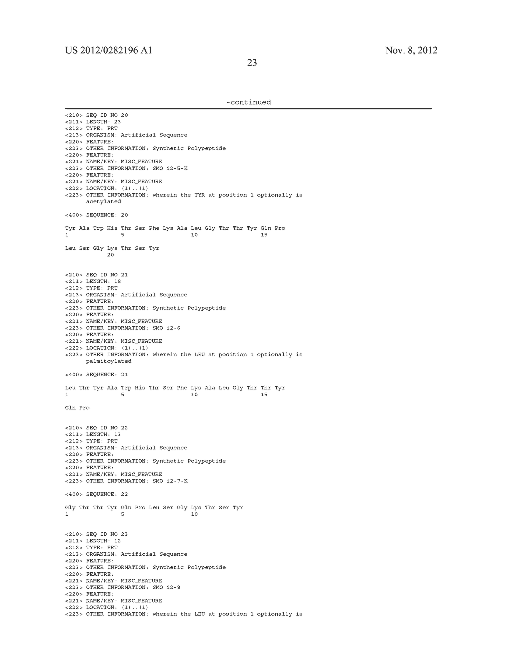 SMOOTHENED POLYPEPTIDES AND METHODS OF USE - diagram, schematic, and image 34