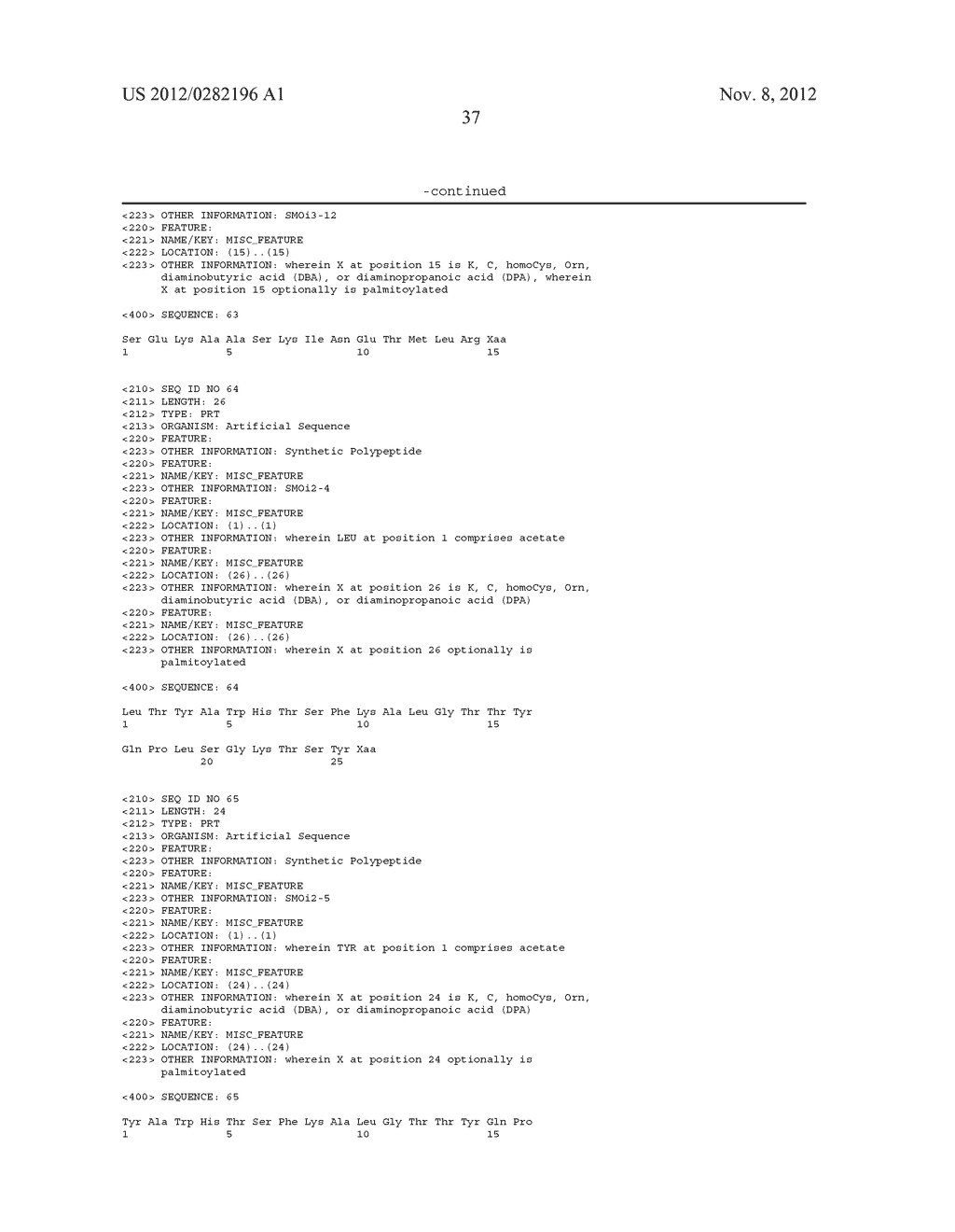 SMOOTHENED POLYPEPTIDES AND METHODS OF USE - diagram, schematic, and image 48