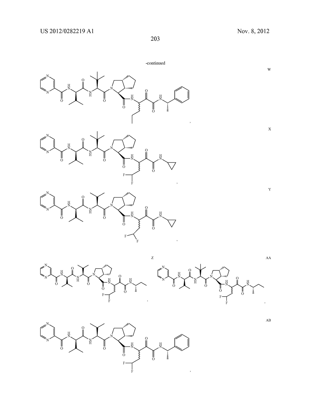 PEPTIDOMIMETIC PROTEASE INHIBITORS - diagram, schematic, and image 218