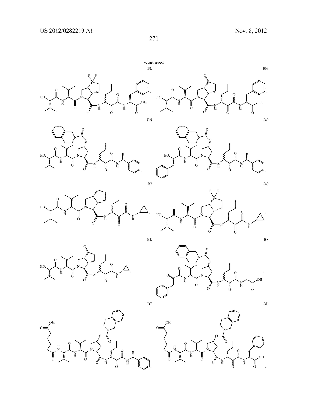 PEPTIDOMIMETIC PROTEASE INHIBITORS - diagram, schematic, and image 286