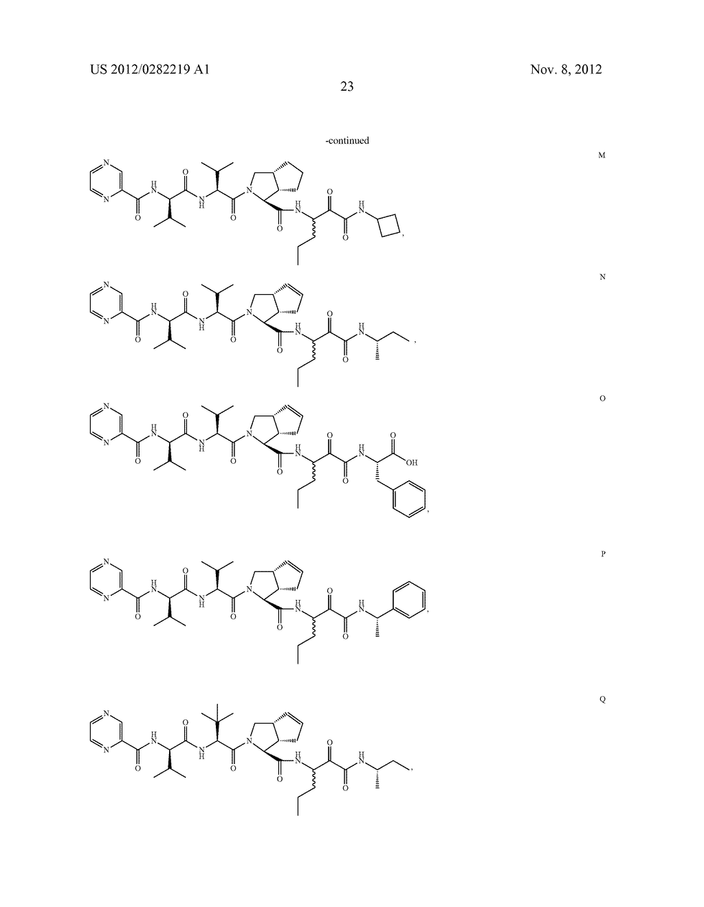 PEPTIDOMIMETIC PROTEASE INHIBITORS - diagram, schematic, and image 38