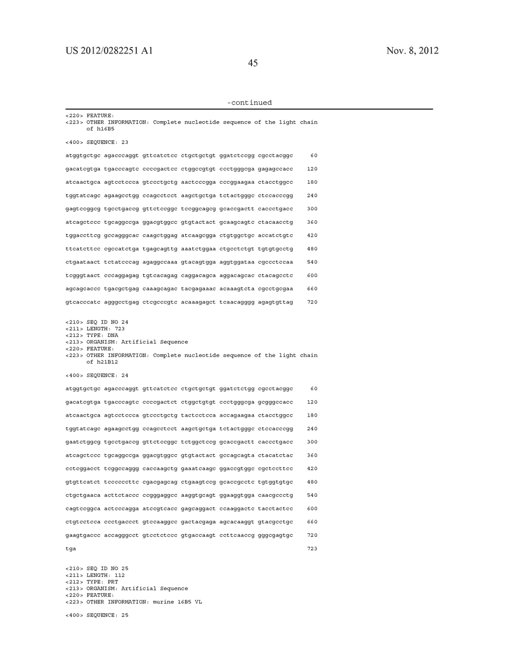 ANTI-CLUSTERIN ANTIBODIES AND ANTIGEN BINDING FRAGMENTS AND THEIR USE TO     REDUCE TUMOR VOLUME - diagram, schematic, and image 61