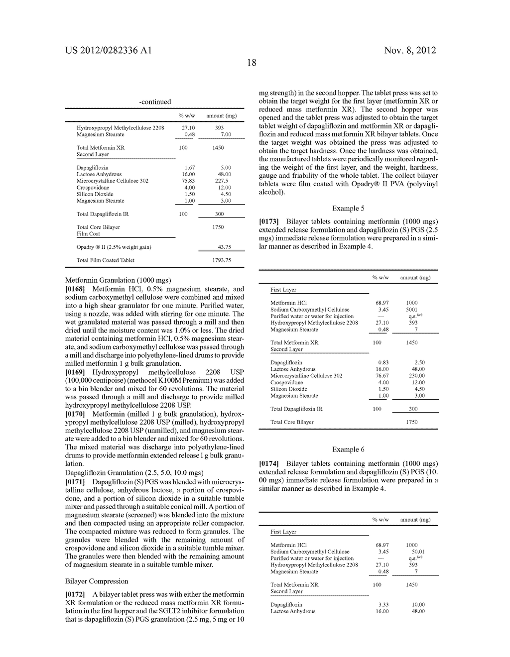 BILAYER TABLET FORMULATIONS - diagram, schematic, and image 19