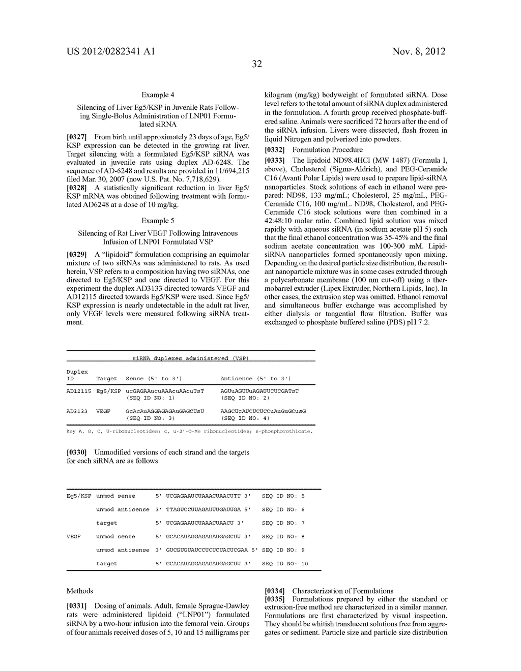 Lipid Formulated Compositions And Methods For Inhibiting Expression Of Eg5     And VEGF Genes - diagram, schematic, and image 69