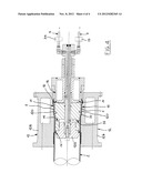 BELLING MACHINE FOR FORMING SOCKETS ON THE ENDS OF PIPES MADE OF     THERMOPLASTIC MATERIAL AND METHOD OF FORMING A SOCKET AT THE END OF A     PIPE MADE OF THERMOPLASTIC MATERIAL diagram and image