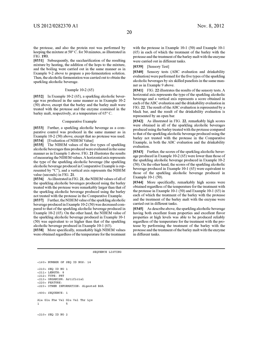 SPARKLING BEVERAGE AND METHOD OF PRODUCING SAME - diagram, schematic, and image 40