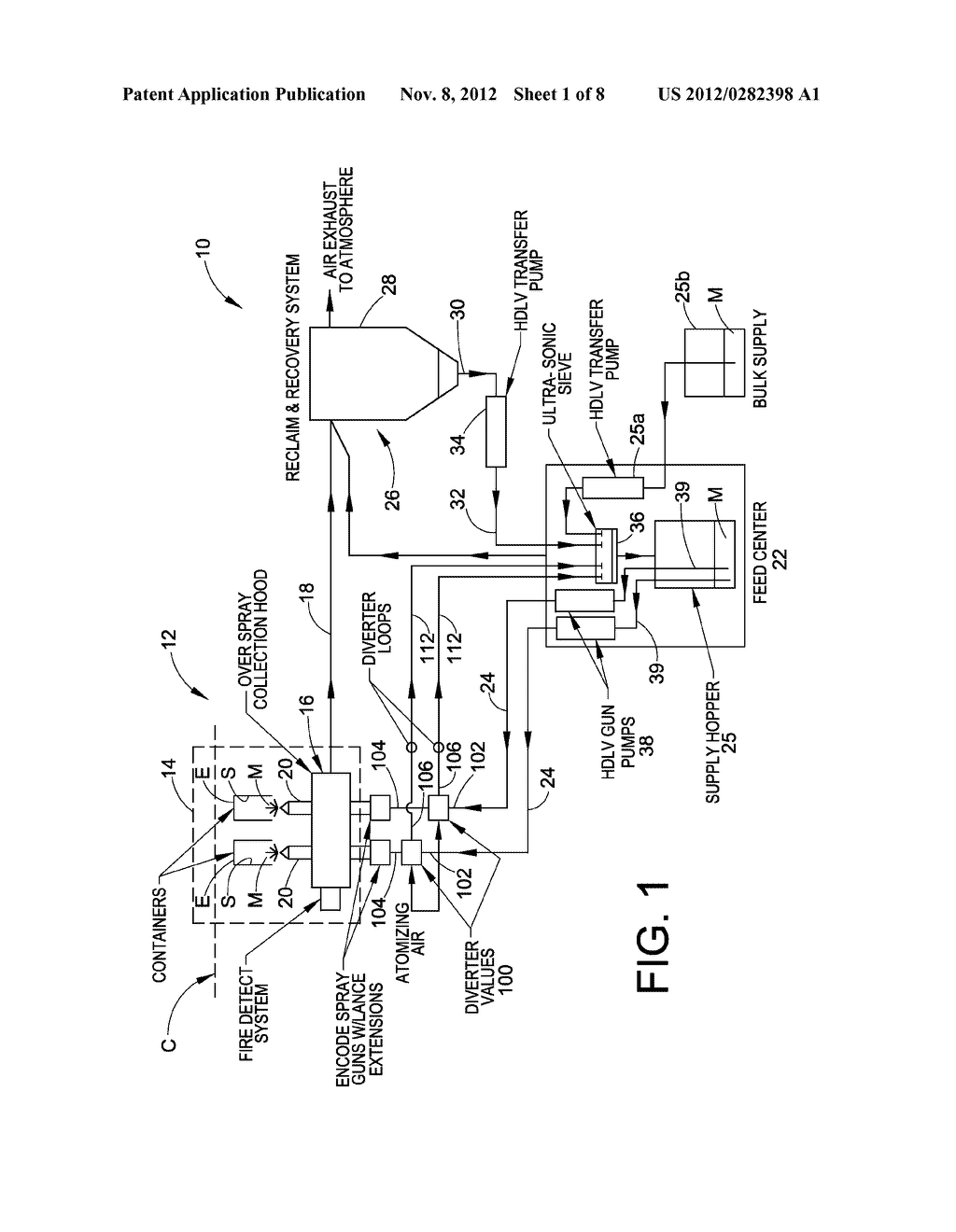 DENSE PHASE POWDER COATING SYSTEM FOR CONTAINERS - diagram, schematic, and image 02