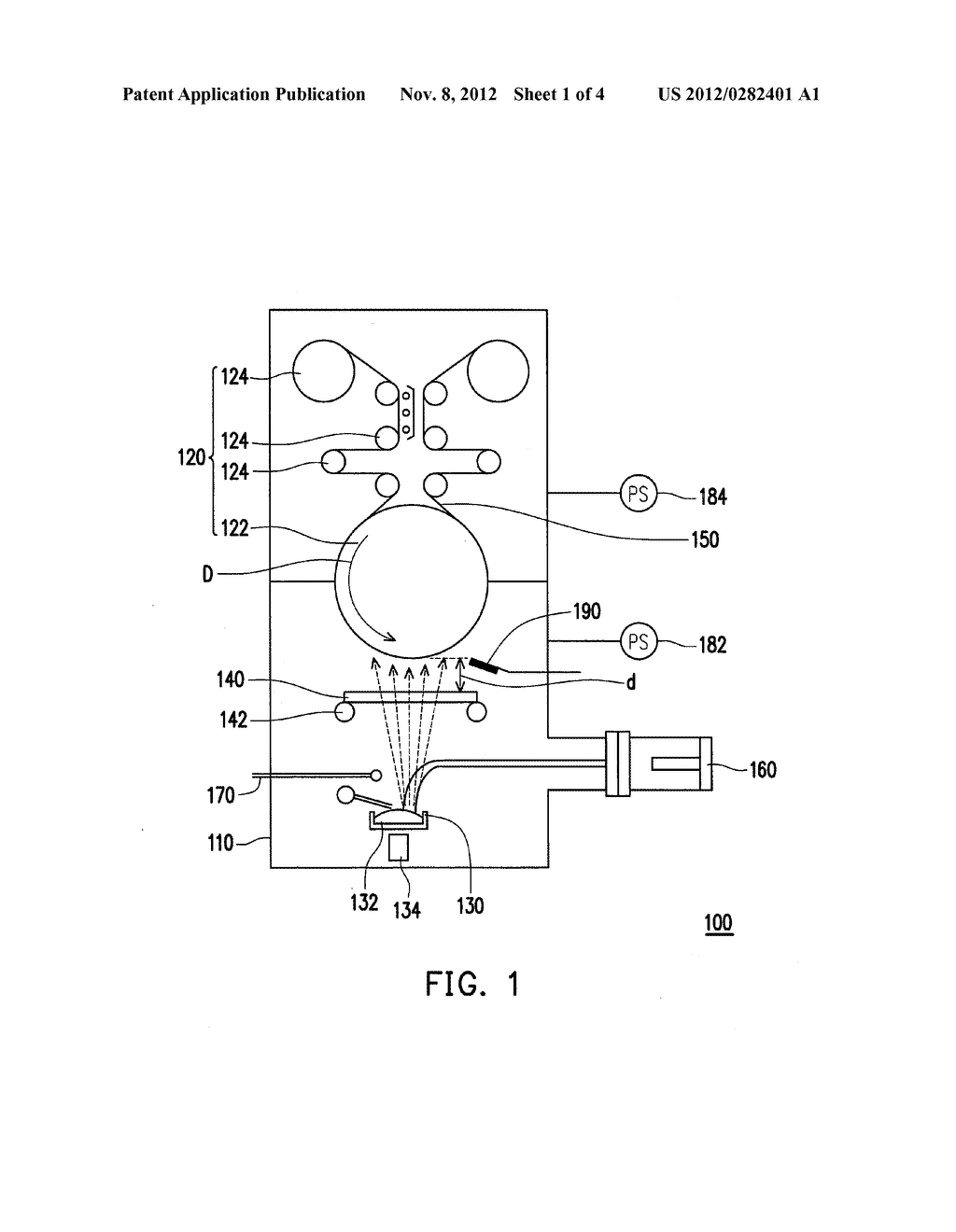 METHOD OF FORMING A PARTIAL DEPOSITION LAYER AND APPARATUS OF FORMING A     PARTIAL DEPOSITION LAYER - diagram, schematic, and image 02