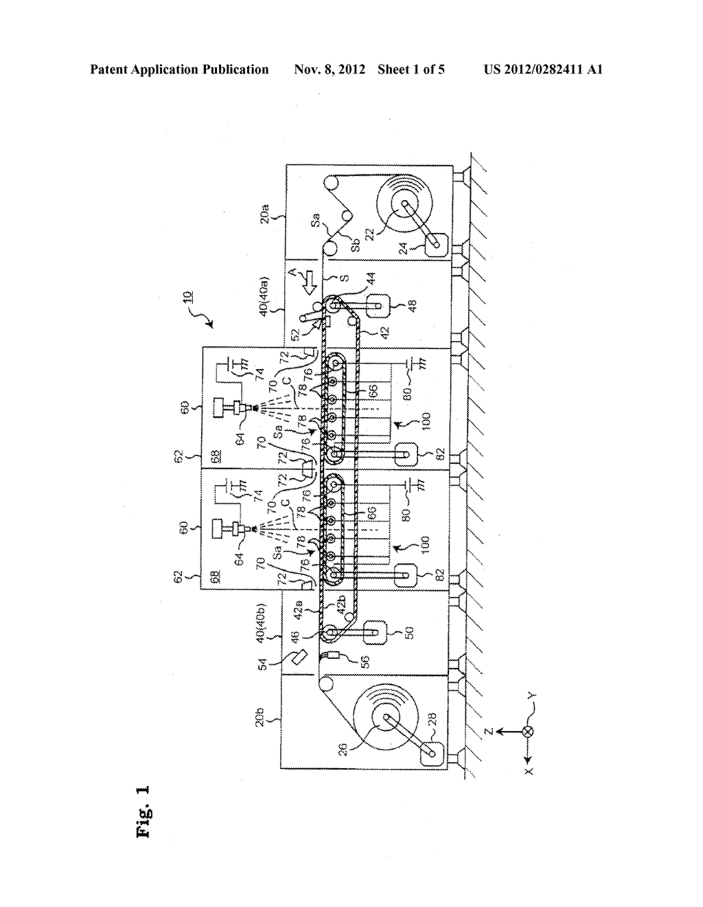 NANOFIBER MANUFACTURING SYSTEM AND NANOFIBER MANUFACTURING METHOD - diagram, schematic, and image 02