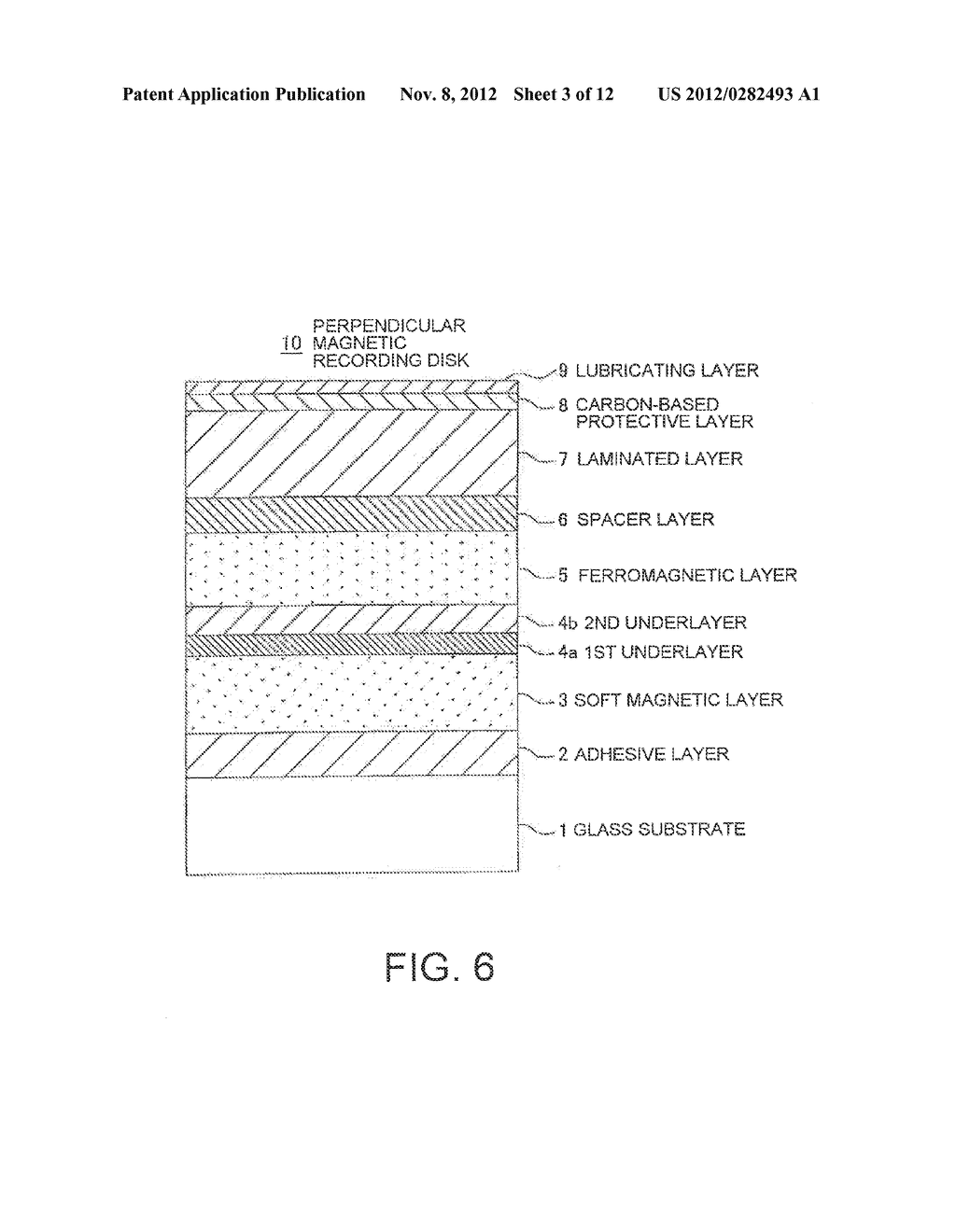 GLASS SUBSTRATE FOR A MAGNETIC DISK, MAGNETIC DISK AND METHOD OF     MANUFACTURING A MAGNETIC DISK - diagram, schematic, and image 04