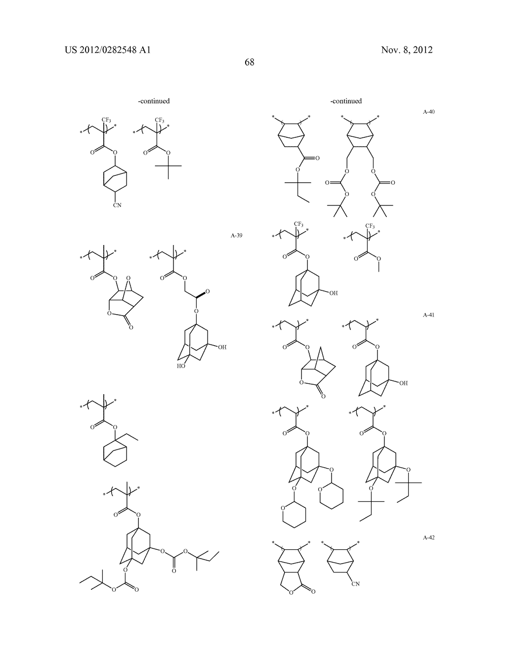 PATTERN FORMING METHOD, ACTINIC RAY-SENSITIVE OR RADIATION-SENSITIVE RESIN     COMPOSITION AND RESIST FILM - diagram, schematic, and image 69