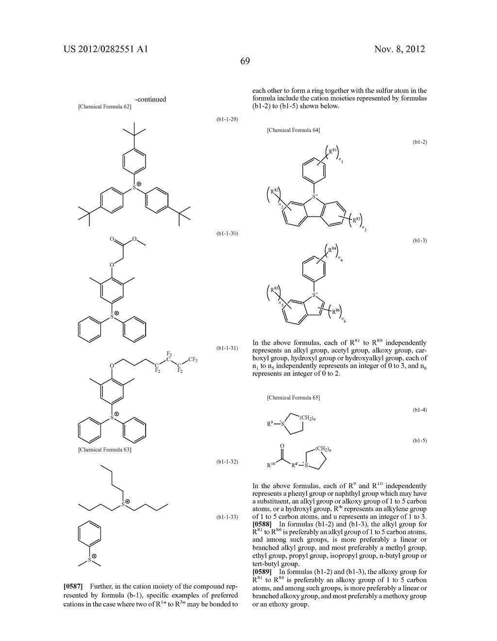 RESIST COMPOSITION, METHOD OF FORMING RESIST PATTERN AND POLYMERIC     COMPOUND - diagram, schematic, and image 70