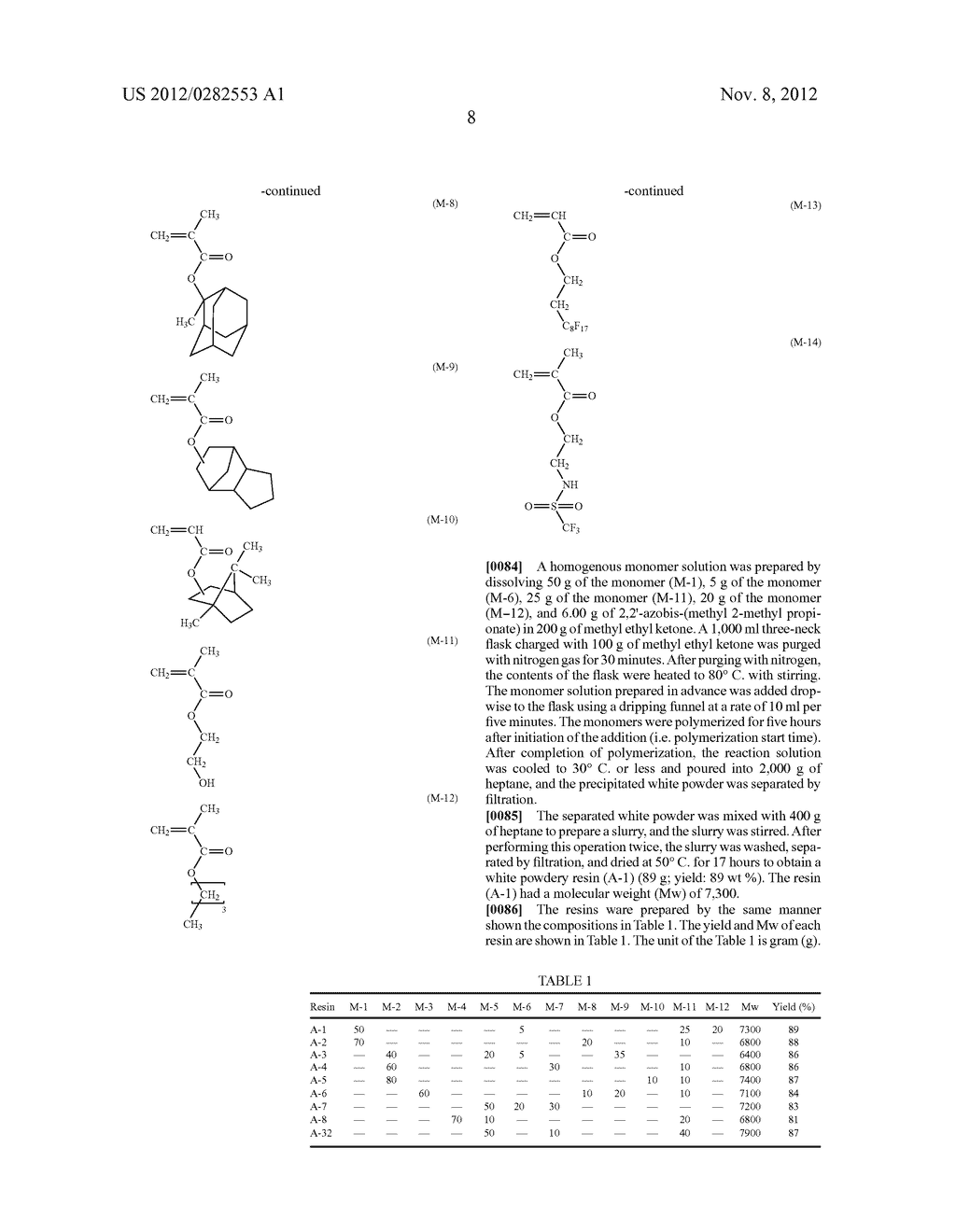 IMMERSION UPPER LAYER FILM FORMING COMPOSITION AND METHOD OF FORMING     PHOTORESIST PATTERN - diagram, schematic, and image 09